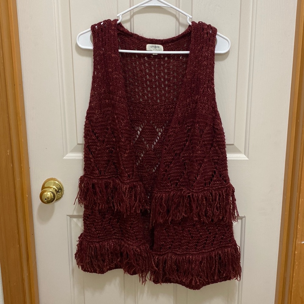 Umgee sweater shawl/vest